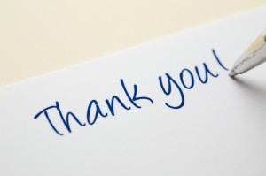 Thank You thank you note